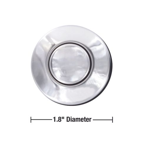Main product image of Sink Top Mount Air Switch Button for Garbage Disposals (Chrome)