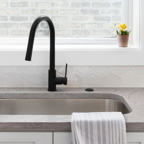 Main product image of Sink Top Mount Air Switch Button for Garbage Disposals (Matte Black)