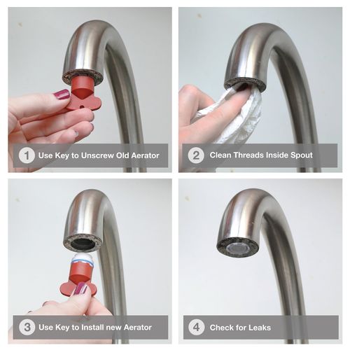 Main product image of 1.2 GPM Junior Hidden Faucet Aerator Insert (Pack of 2)