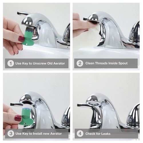Main product image of 1.2 GPM Tiny Hidden Faucet Aerator Insert (Pack of 2)