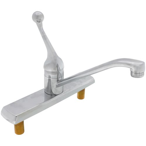 Main product image of Classic Single Handle Kitchen Faucet, 3-Hole Install (Chrome), 120LF