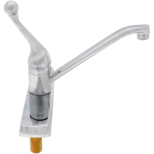 Main product image of Classic Single Handle Kitchen Faucet, 3-Hole Install (Chrome), 120LF