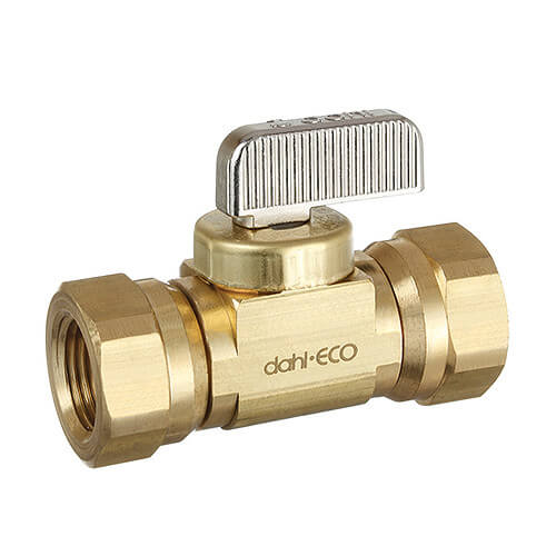 Main product image of 3/8" FIP x 3/8" FIP Straight Stop Valve, Lead Free (Brass)