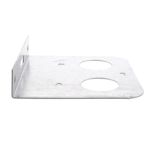 Main product image of 1/2", 3/4", 1" Galvanized Steel Dual Pipe Bracket (5" x 4-1/2" x 1")