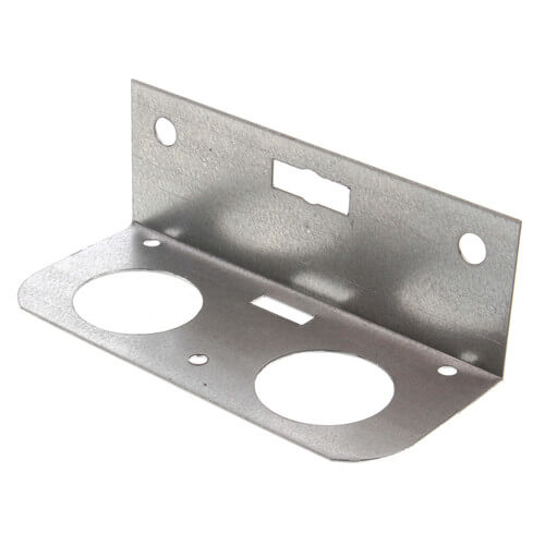 1/2", 3/4", 1" Galvanized Steel Dual Pipe Bracket (5" x 2-1/4" x 1-3/4")