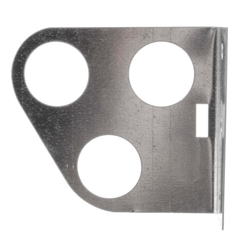 1/2", 3/4", 1" Galvanized Steel Triple Pipe Bracket (4-1/2" x 4" x1-1/2")