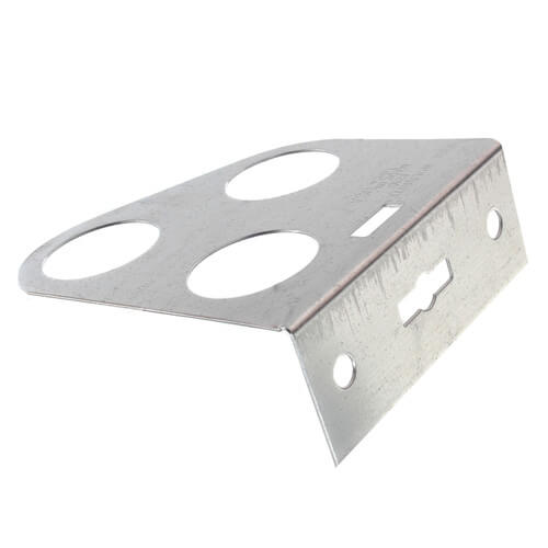 1/2", 3/4", 1" Galvanized Steel Triple Pipe Bracket (4-1/2" x 4" x1-1/2")