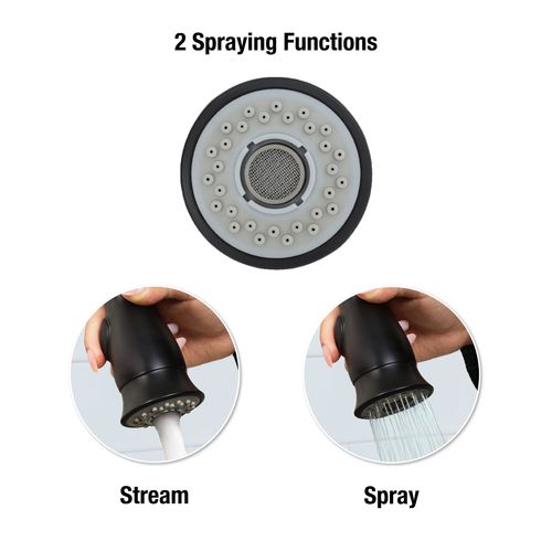 Main product image of Smart Spray Pull-Down Fraucet Spray Head (Matte Black)