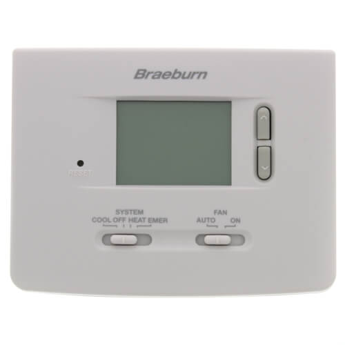 1220NC - Braeburn 1220NC - 2 Heat/1 Cool Non-Programmable Thermostat ...