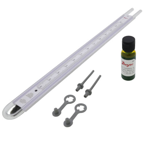 Main product image of 6-0-6" UTube Manometer w/ Clips