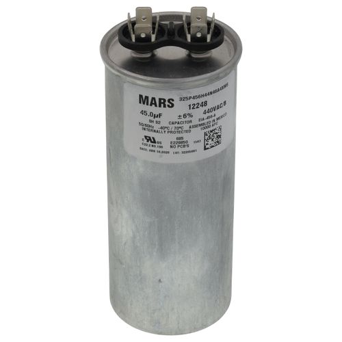 Main product image of 45mfd 440vac Round Run Capacitor