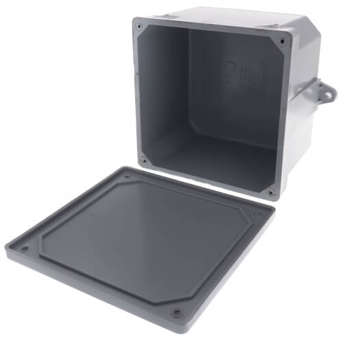 6" X 6" X 4" Sch. 40 PVC Junction Box