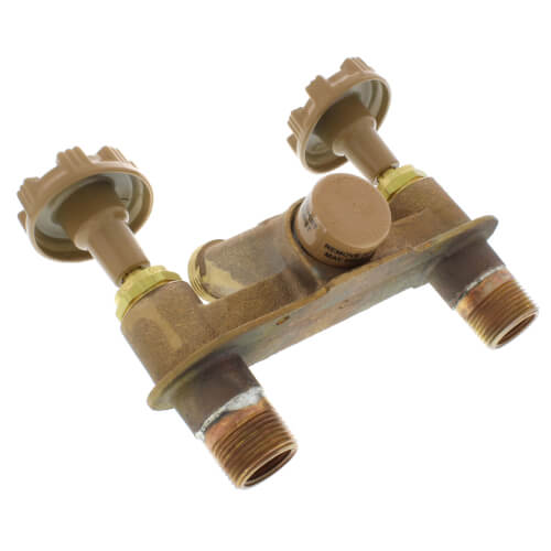Main product image of Model 122 1/2" FPT x 3/4" MPT Inlet Horizontal Hot & Cold Anti-Siphon Wall Faucet