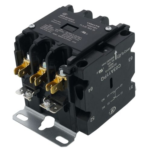 Main product image of 3P 30A 24V Contactor W/Aux NO/NC, 10125599P2S