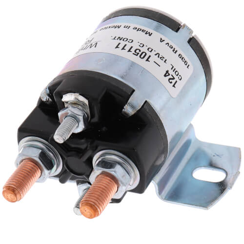 Main product image of Solenoid w/ Continuous Duty, Normally Open Continuous Contact Rating 100 Amps (12 VDC Isolated Coil)