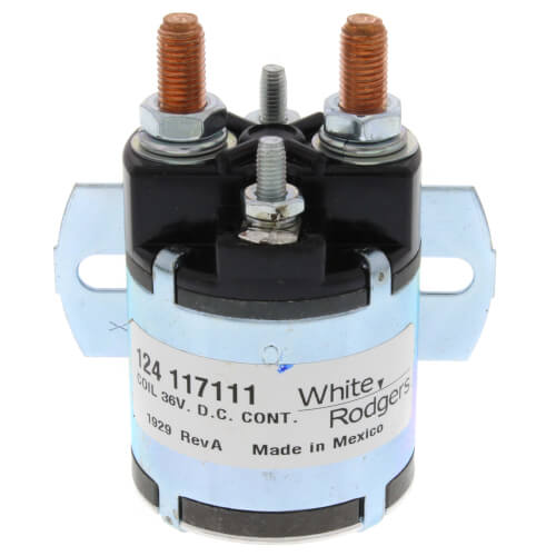 Main product image of Solenoid Continuous Duty, Normally Open Continuous Contact Rating 100 Amps (36 VDC Isolated Coil)