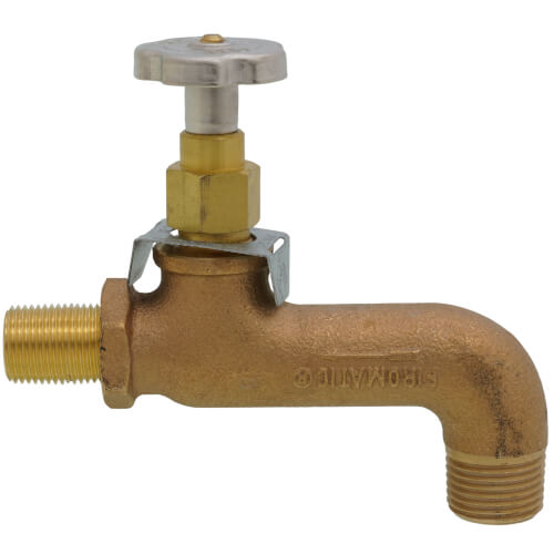 Main product image of 1/2" MPT Inlet x 3/8" MPT Nipple Outlet 90&deg Fusible Tank Valve