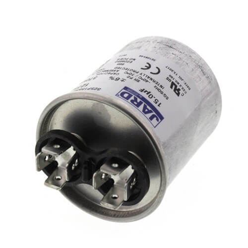 Main product image of 15 MFD Round Run Capacitor (370V)