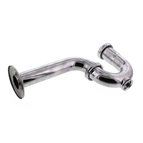 Main product image of 1-1/4" Chrome Plated Brass P-Trap, 17 GA W/CO