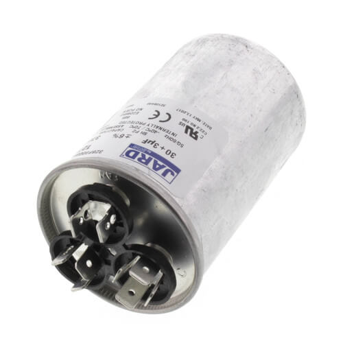 Main product image of 30/3 MFD Round Run Capacitor (370V)