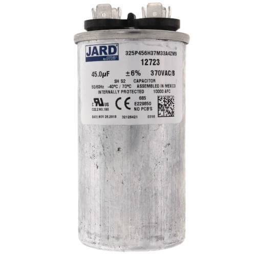 Mars Replacement Titan Hd Run Capacitor 45 Mfd 370V Round 12723 By Titan 