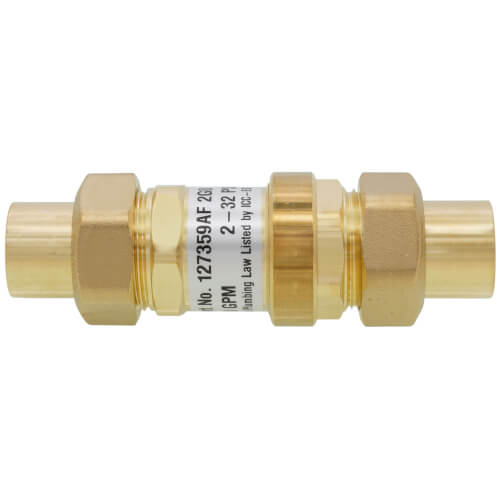 Main product image of 3/4" Sweat FlowCal Automatic Flow Balancing Valve (2 GPM)