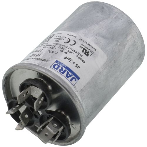 Main product image of 45/3 MFD Round Run Capacitor (370V)