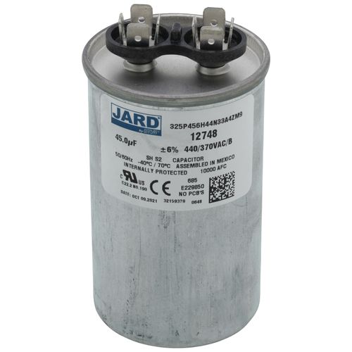 Main product image of 45 MFD Round Run Capacitor (440V)