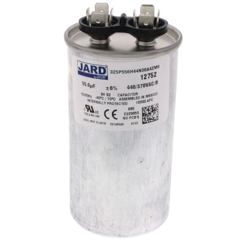 Main product image of 55 MFD Round Run Capacitor (440V)