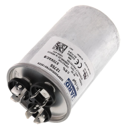 Main product image of 50/5 MFD Round Run Capacitor (370V)