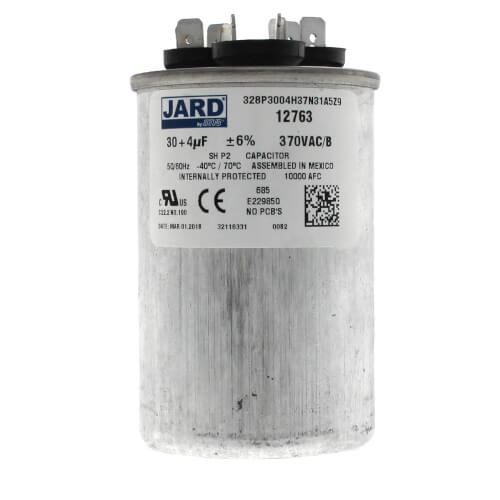 30/4 MFD Round Run Capacitor (370V)