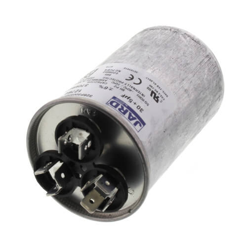 Main product image of 30/5 MFD Round Run Capacitor (370V)