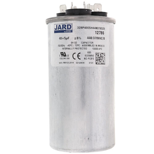 40/5 MFD Round Run Capacitor (440/370V)