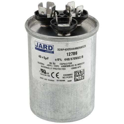 Main product image of 40/5 MFD Round Run Capacitor (440/370V)