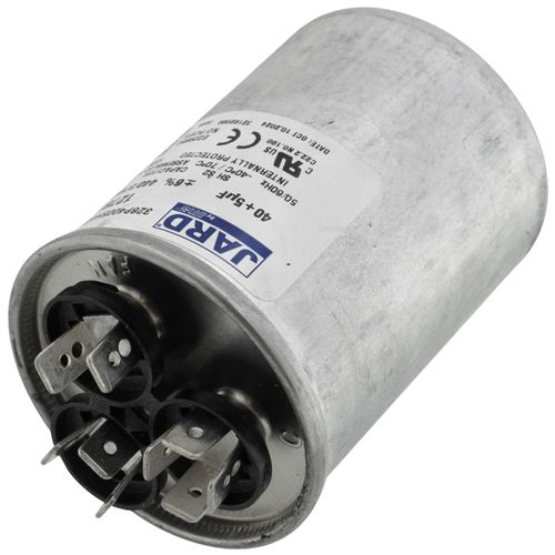 Main product image of 40/5 MFD Round Run Capacitor (440/370V)