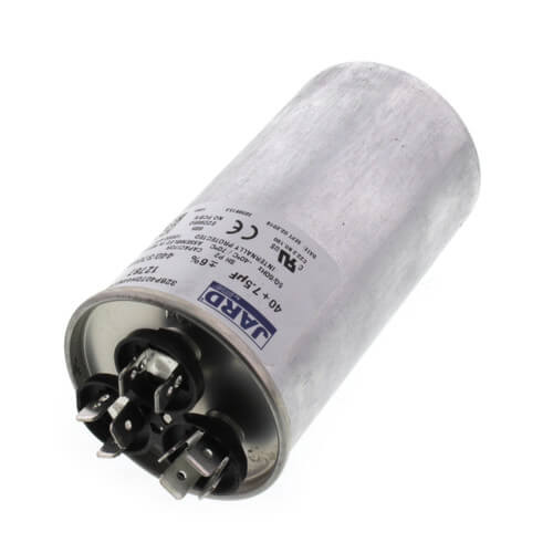Main product image of 40/7.5 MFD Round Run Capacitor (440V)