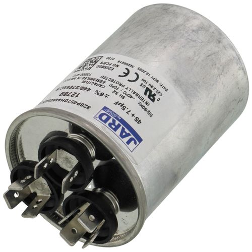 Main product image of 45/7.5 MFD Round Run Capacitor (440V)