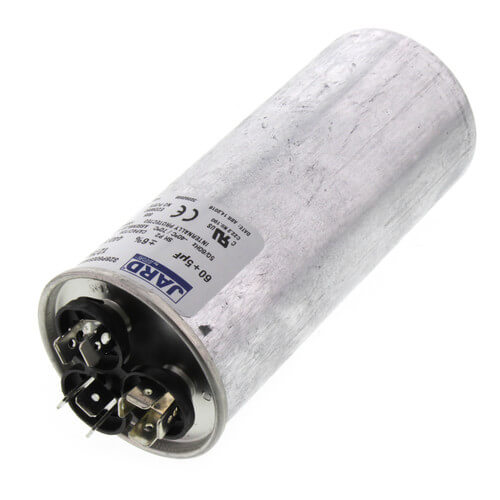 Main product image of 60/5 MFD Round Run Capacitor (440/370V)