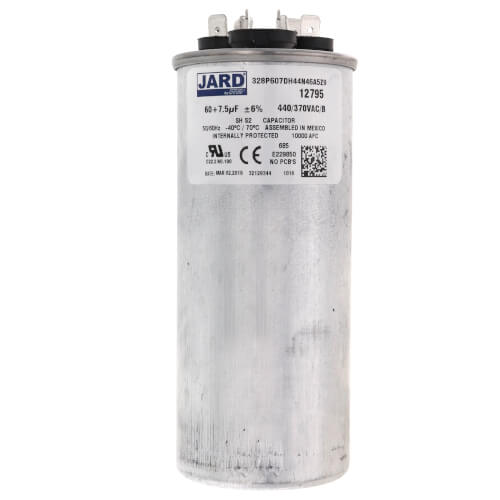 Main product image of 60/7.5 MFD Round Run Capacitor (440V)