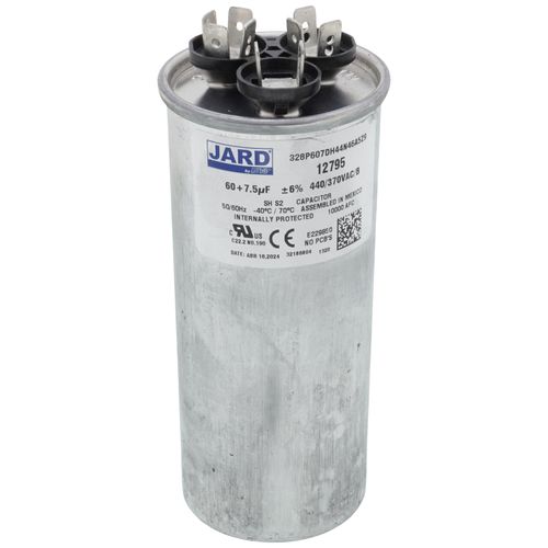 Main product image of 60/7.5 MFD Round Run Capacitor (440V)