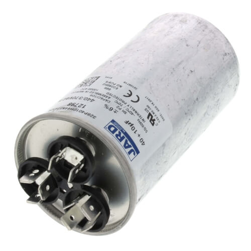 40/10 MFD Round Run Capacitor (440/370V)