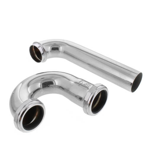 Main product image of 1-1/2" Chrome Plated Brass P-Trap, 22 GA L/CO