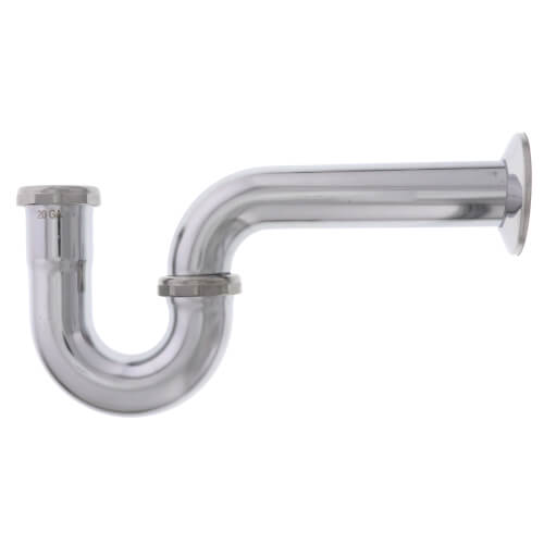 Main product image of 1-1/2" Chrome Plated Brass P-Trap, 20 GA L/CO