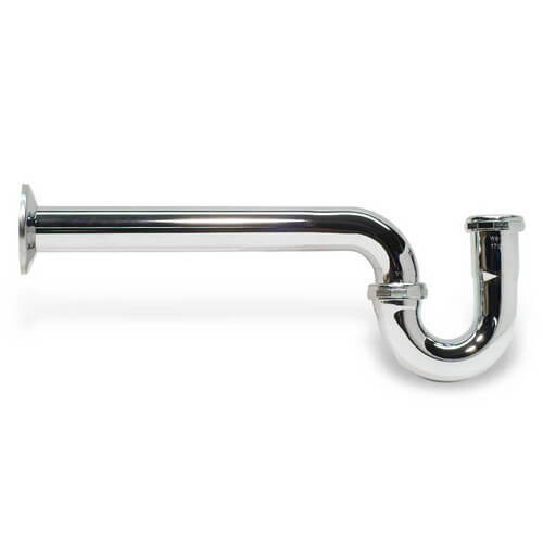 Main product image of 1-1/2" Chrome Plated Brass P-Trap, 22 GA L/CO
