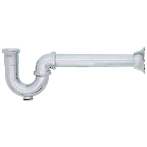 Main product image of 1-1/2" Milwaukee Type Utility "P" Trap, 20 Gauge with Cleanout
