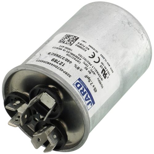 Main product image of 80/7.5 MFD Round Run Capacitor (440V)