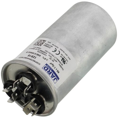 Main product image of 80/7.5 MFD Round Run Capacitor (440V)