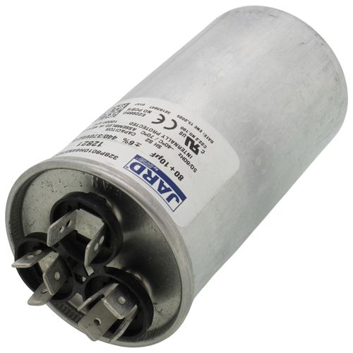 Main product image of 80/10 MFD Round Run Capacitor (440V)