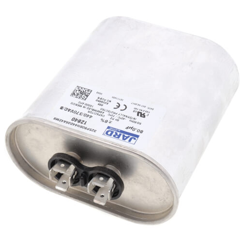 Main product image of 80 MFD Oval Run Capacitor (440/370V)
