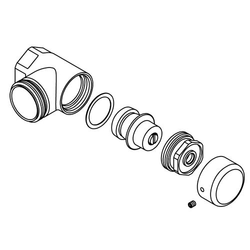 Main product image of Stop Assembly, 3/4" Npt (Polished Chrome), K-1286777-CP